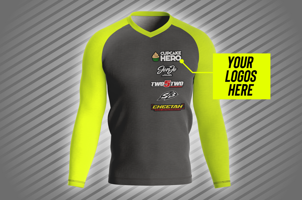 MX Jersey Sponsor Decal Your Own Artwork